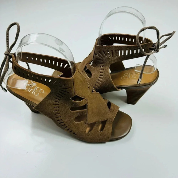 Franco Sarto Carolina Cutout Open Toe Size 8.5 - Picture 4 of 7